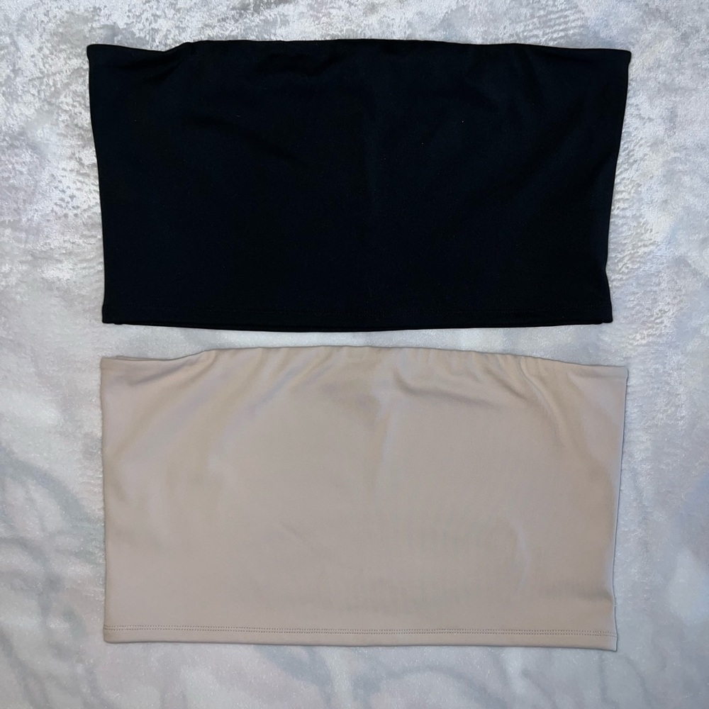 Express Body Contour High Compression Cropped Tube Top L